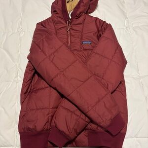 Patagonia Maroon Quilted Jacket